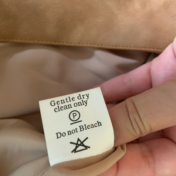 HOUSE of CB Tan Leatherette Pencil Skirt XS - Picture 10 of 13